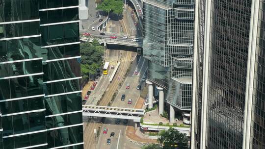 香港中环城市街景视频素材模板下载