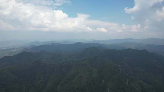 祖国大好河山青山绿水河流航拍