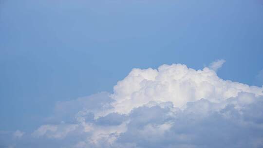 夏季天空云延时小清新蓝天白云夏天云朵飘动