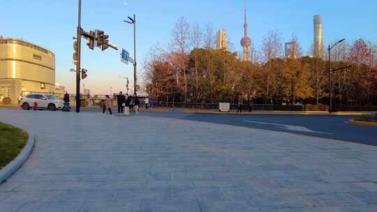 上海外滩外白渡桥风景视频素材