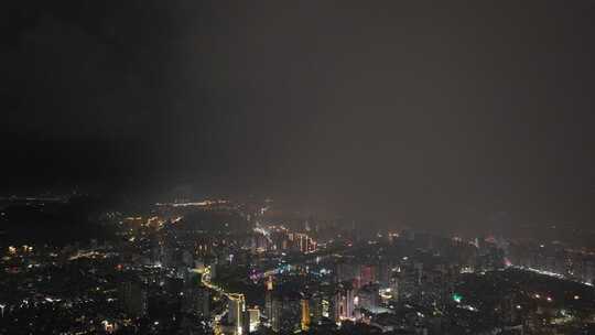温州世茂大厦夜景航拍