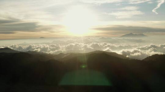 黄昏天空云层景观