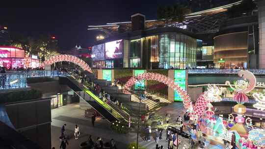 中国广东省广州市天河区天环广场迎春装饰