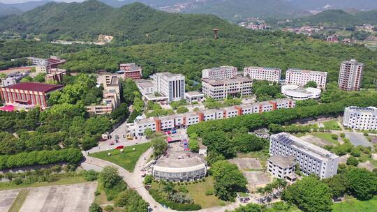 福建省泉州市洛江区马甲镇仰恩大学航拍校园