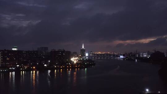 夜晚的城市视频素材模板下载
