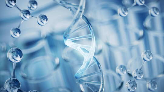 DNA 基因 染色体 生物学视频素材模板下载