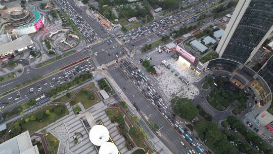 城市道路交通航拍