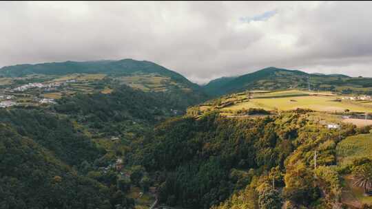 4K 航拍雷公山秋天景色风光