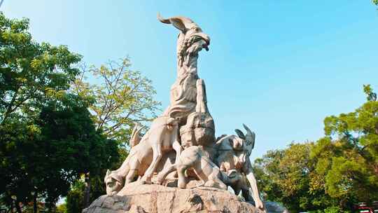 广州五羊雕像实拍