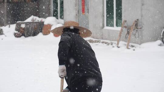 东北下雪慢动作