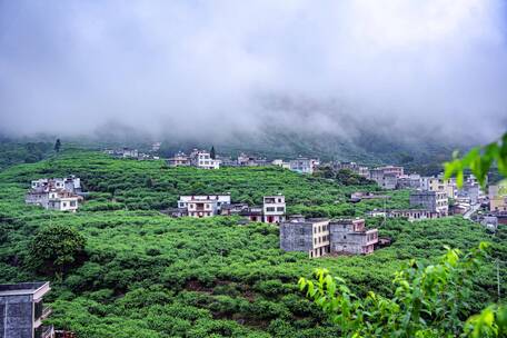 信宜钱排李乡山村云海延时