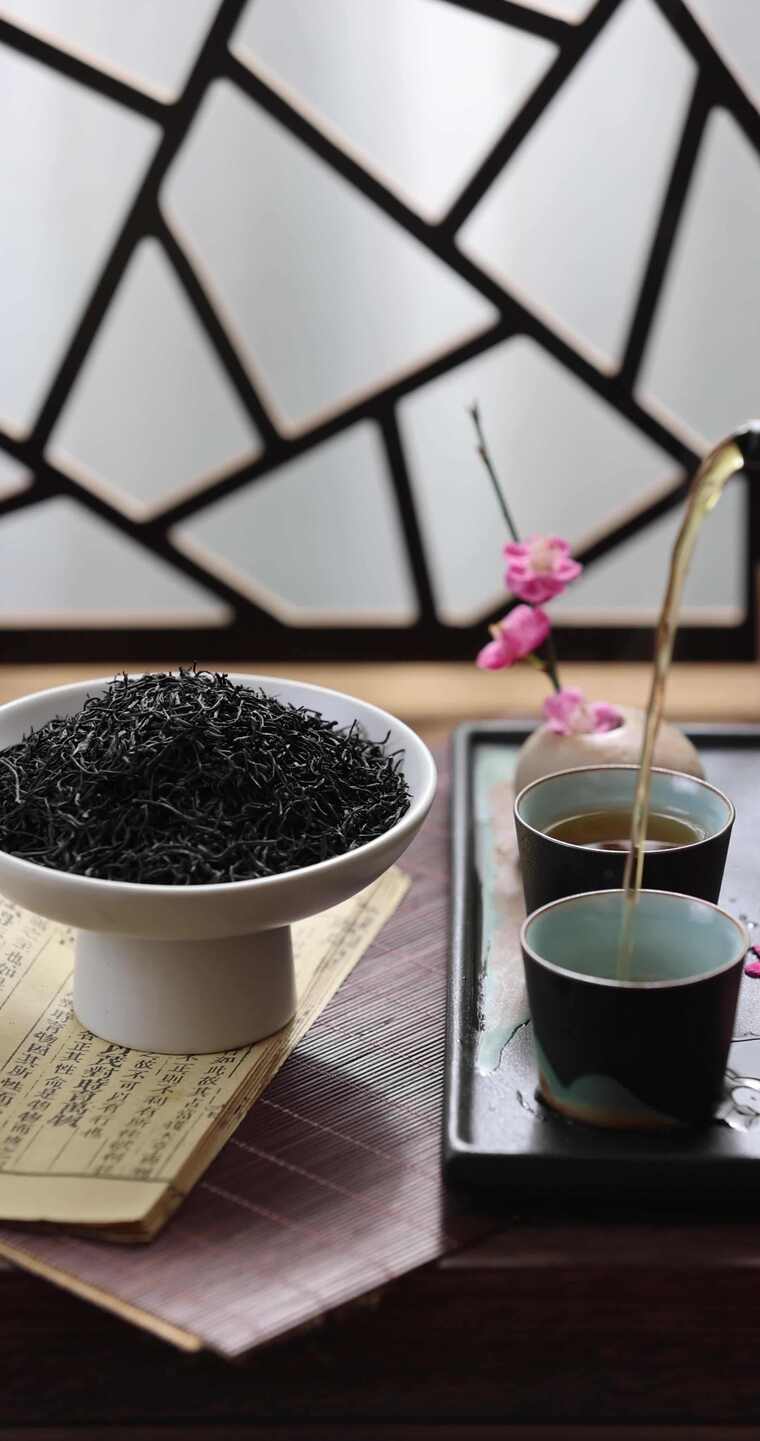 （合集）茶叶红茶冲茶倒茶竖屏慢镜头