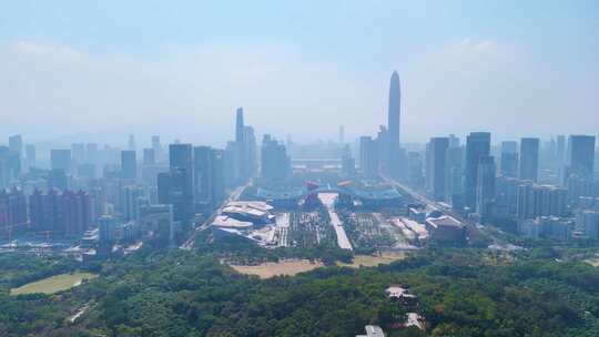 空中深圳城市中心在中国