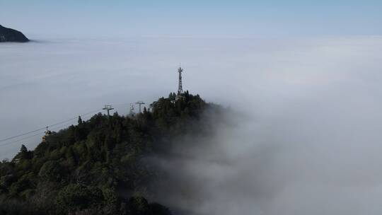 江西武功山航拍素材