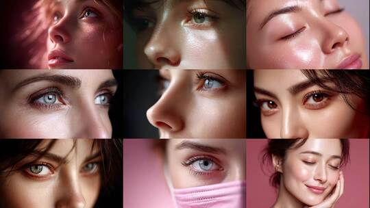 明眸善睐光影下的眼神(前132S为快速预览)