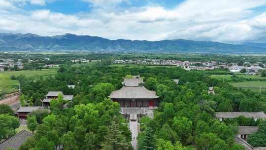 黑神话取景地山西永乐宫航拍