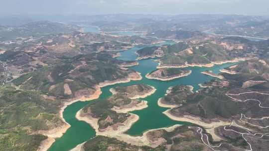 原创 贵州兴义万峰湖湿地航拍自然风光