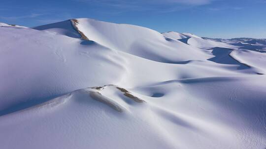 沙漠雪景