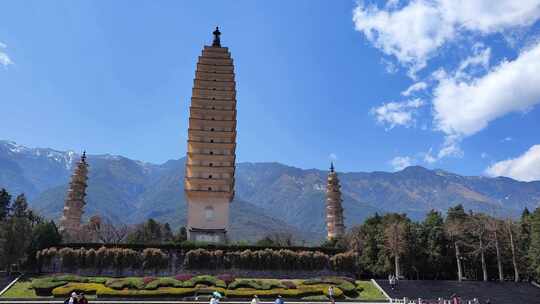 云南省大理市大理古城崇圣寺三塔