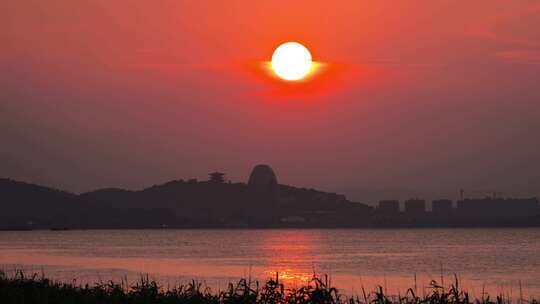 太湖落日