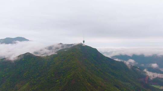 深圳梧桐山自然风光航拍视频