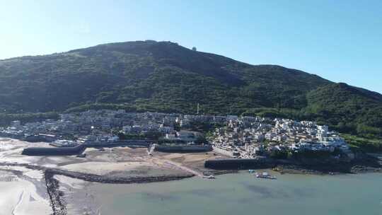 海边 福州 平潭 北港村 航拍 4k