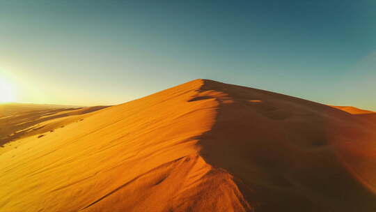 沙漠风光、沙漠日出日落延时