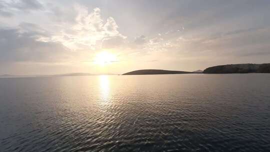 浅海黎明景观