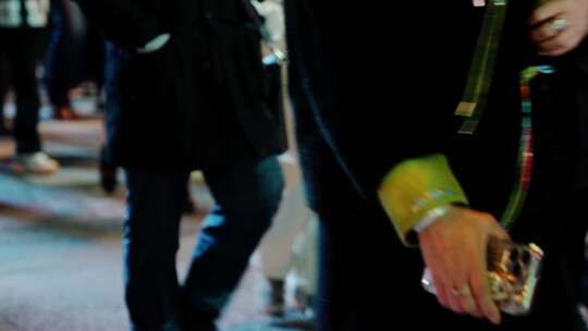 上海外滩人流上下班人流