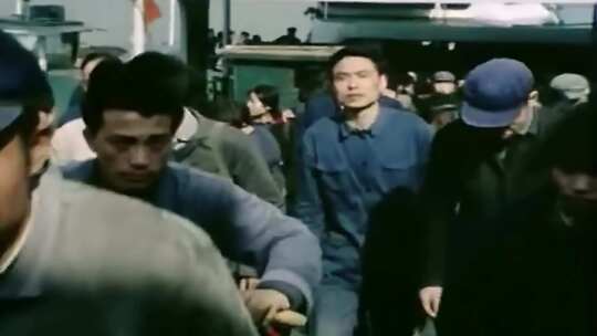 70年代80年代上海 黄浦江 外滩