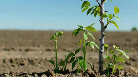 植物破土生长延时