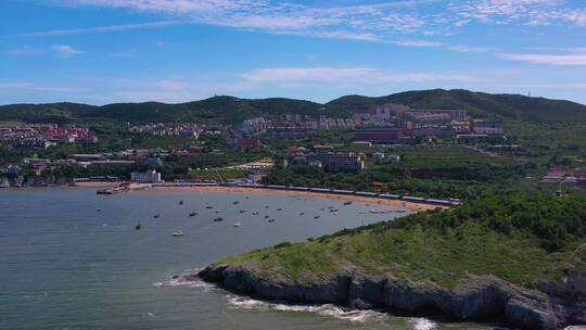 海边  海岸线 海滨浴场