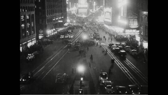 纽约时代广场的精彩镜头
