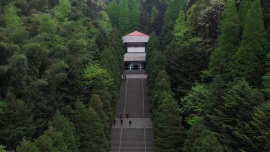 井冈山革命烈士陵园4K航拍