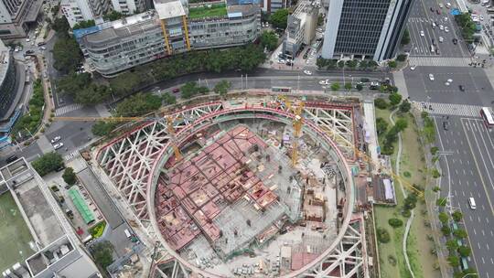 福建福州城市风光地标建筑航拍