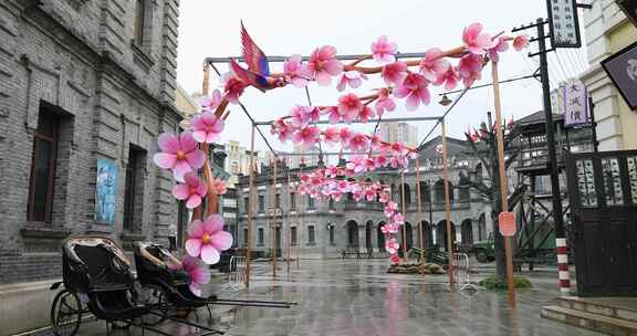 电影世界民国建筑风光 华谊兄弟