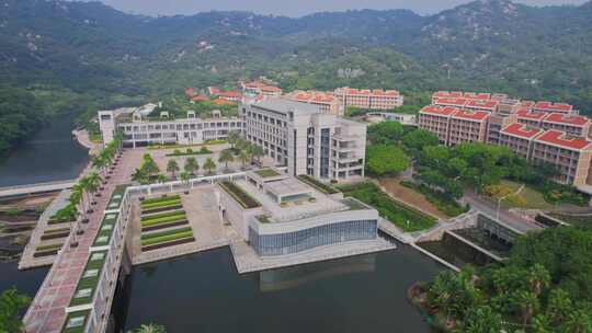 航拍厦门国家会计学院