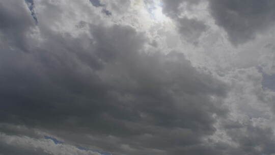 天空中飘行的云朵视频素材模板下载