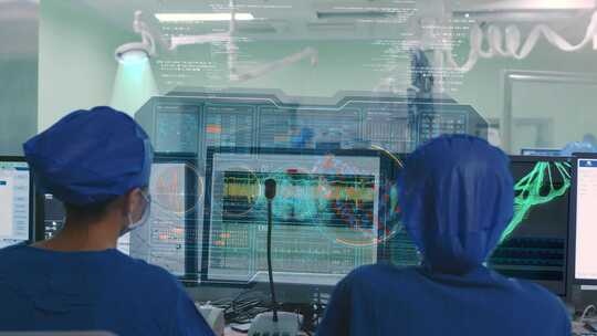 高端医疗信息科技医疗手术智慧医疗科研4K
