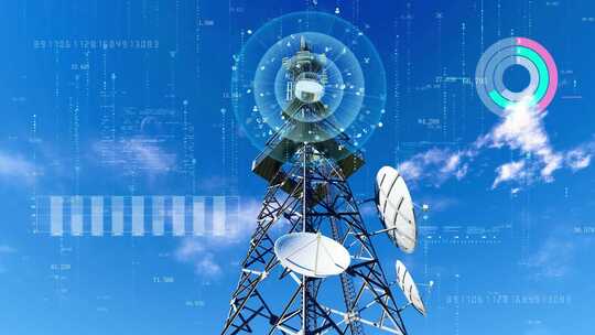 数据传输和5G通信信号基站