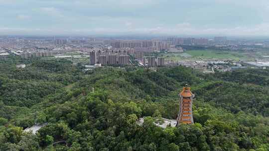 开平市梁金山公园航拍