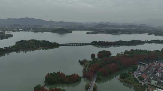 杭州 西湖 日落 杭州建筑