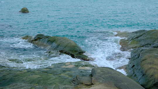 大海 礁石 岩石 海浪 海景 海南三亚