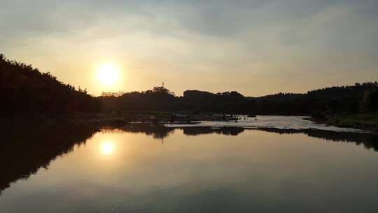 森林空气河流小溪自然风光