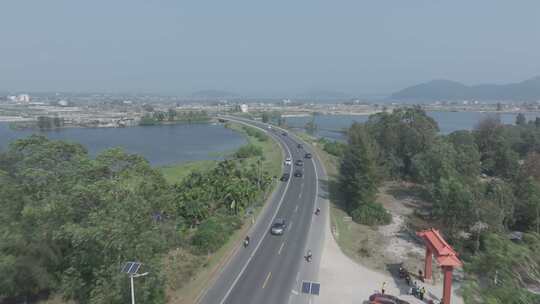 海南环岛旅游公路航拍