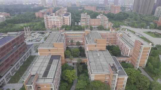 浙江杭州电子科技大学航拍视频素材模板下载