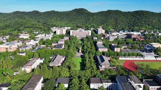 浙江大学玉泉校区航拍风光