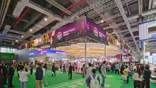 第八届进博会7.1馆农食产品展区进口博览