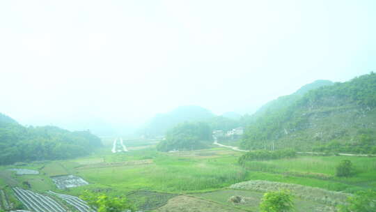 贵州 春天 风景 出行 街道 行进