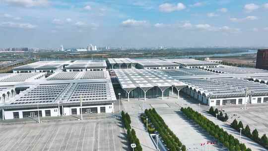 天津国家会展中心航拍
